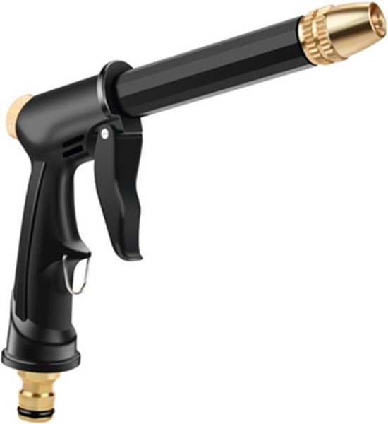 WiseGoods Luxe Hogedruk Tuinslang Drukspuit - Hogedrukspuit - Hogedrukreinigers - Waterpistool - Hogedrukreiniger - Tuin - Zwart van Merkloos	