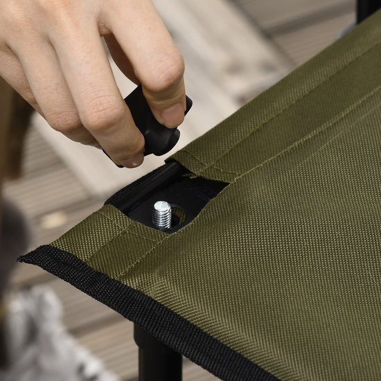 Wishdor Transportwagen - Opvouwbaar - 4 Wielen Met Remmen - Verstelbare Duwbeugel - Afneembare Bekleding - Polyester - Groen - 108 X 55 X 93 Cm