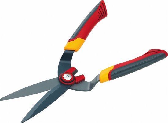 WOLF-Garten Buxusschaar HS-B - korte messen - Antikleeflaag - ergonomische handgrepen - taksnijder - messpanning instelbaar van Merkloos	