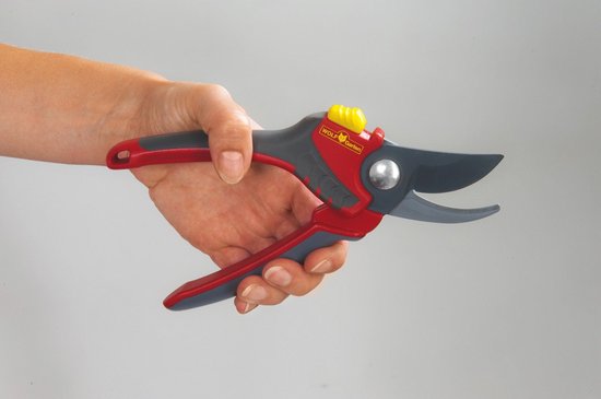 WOLF-Garten Snoeischaar "Premium Plus" RR 4000 - max. knipdiameter 22 mm - links- en rechtshandige - softinleg handgreep - snijhoek 30° - voor grote handen - vervangbare messen van WOLF-Garten