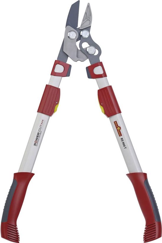 WOLF-Garten Takkenschaar POWER CUT*** RS 900 T - lengte 650-900mm - telescoop - aluminium hefboomarmen - 4x meer kracht - messpanning instelbaar - aambeeld van WOLF-Garten