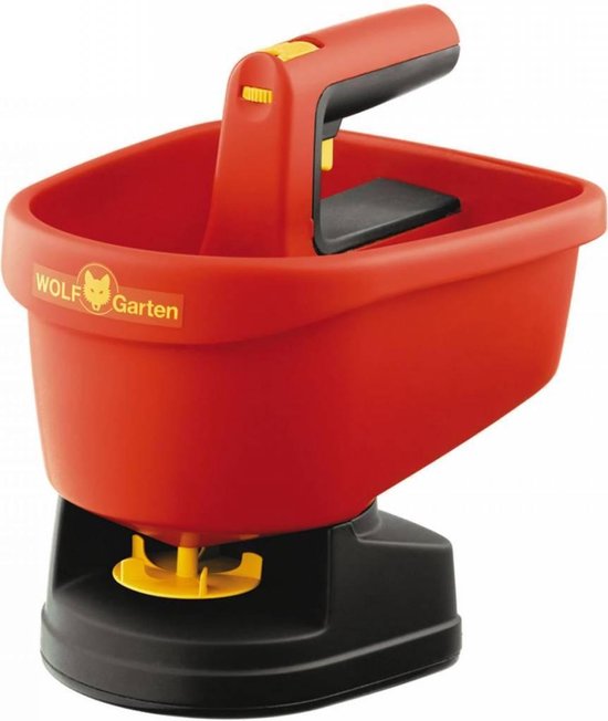 WOLF-Garten universele handstrooier WE-B - strooibreedte instelbaar 0.5 m-2.5m - batterij aandrijving - inhoud 3 liter van WOLF-Garten