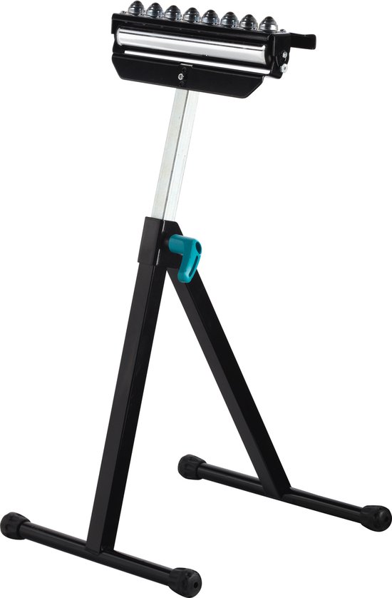 wolfcraft - Opvouwbare Zaagbok - Schraag - Onderstel afkortzaag - 50 kg 63-100 cm - Universele Rolbok - 6102300 - 10 JAAR GARANTIE van Wolf.