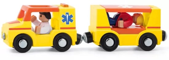 Woody autoset voor trein ambulance van Woody