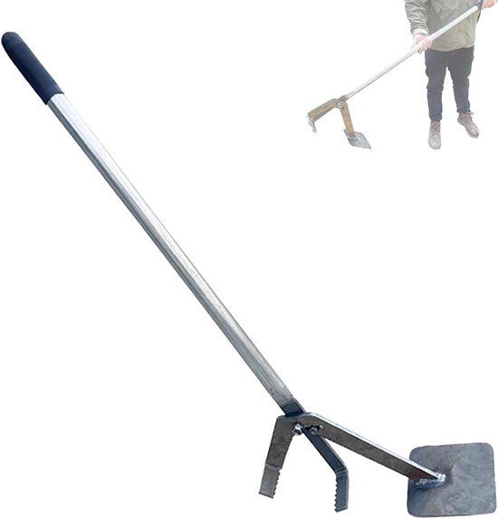 Wortel Verwijderaar - Paal Trekker - Tuin Onderhoud - Hefboom Ontwerp - 92 cm - Zilver