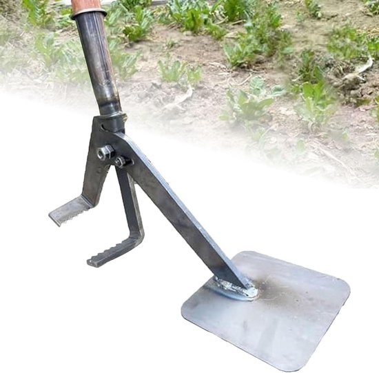 Worteltrekker Gereedschap - Stronk Verwijderaar - Onkruid Wieden - Hefboom Ontwerp - 92cm - Zwart