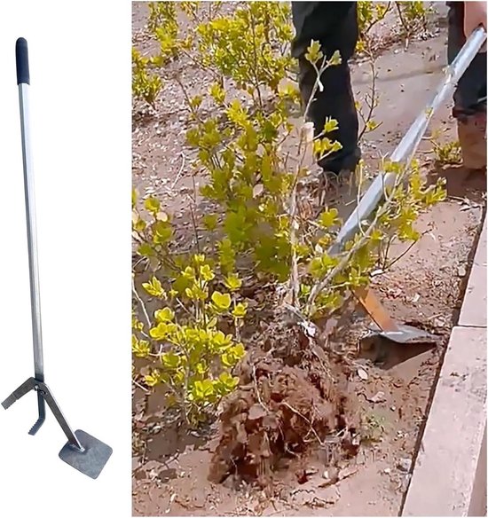 Worteltrekker - Stammen hefboom - Onkruid verwijderen - Hefboomprincipe - 92 cm - Metaal