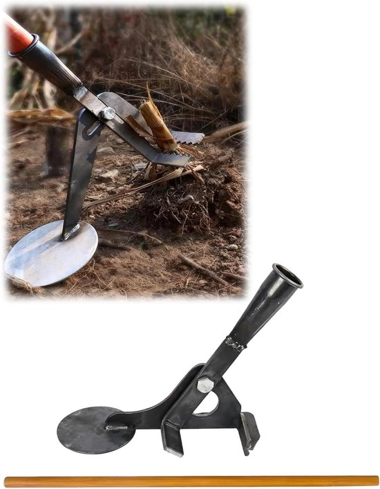 Wortelverwijderaar - Boomstronk trekker - Tuinonderhoud - Dubbele kaak ontwerp - 120 cm handvat - Metaal