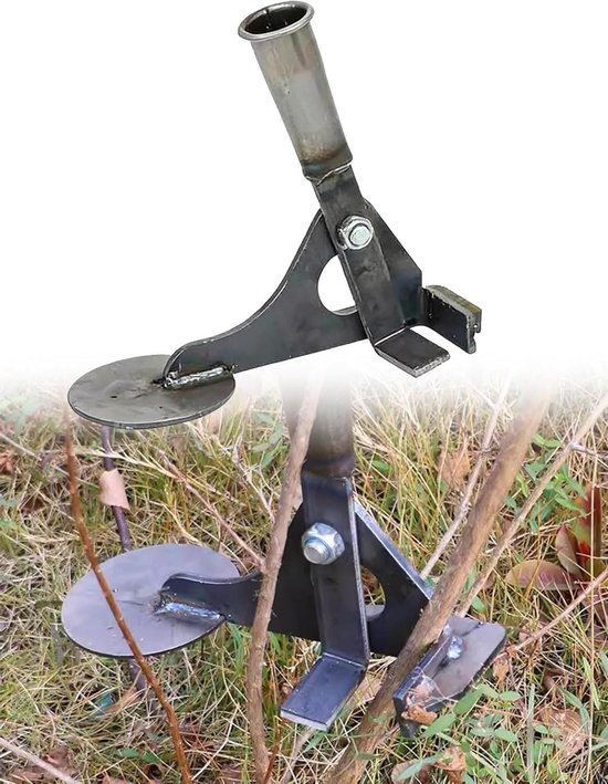 Wortelverwijderaar Gereedschap - Paaltrekker Stronktrekker - Tuin Onderhoud - Arbeidsbesparend Hefboommechanisme - Zware Stalen Structuur - Metaal
