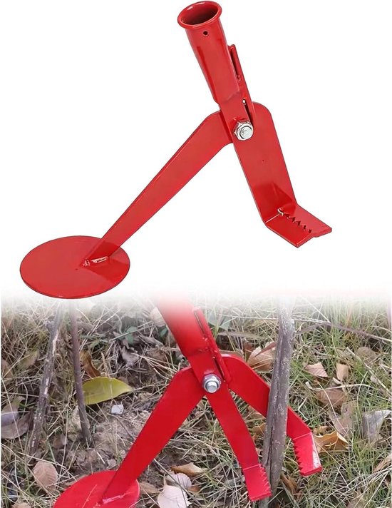 Wortelverwijderaar Gereedschap - Paaltrekker Stronkverwijderaar - Tuinonderhoud Klus - Arbeidsbesparend Hefboom Mechanisme - Zwaar Staal Constructie - Metaal