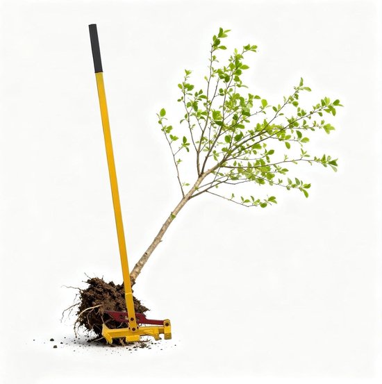 Wortelverwijderaar - Paaltrekker - Tuinonderhoud - Hefboomprincipe - 130cm - Zwart van Merkloos	