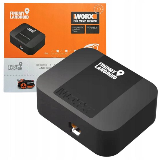 WORX "Find my Landroid" antidiefstalmodule voor Landroid Vision robotmaaiers van Merkloos	