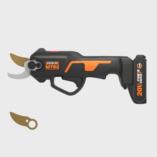 Worx Nitro WG330E Draadloze Snoeischaar Incl, Accu + Lader van WORX