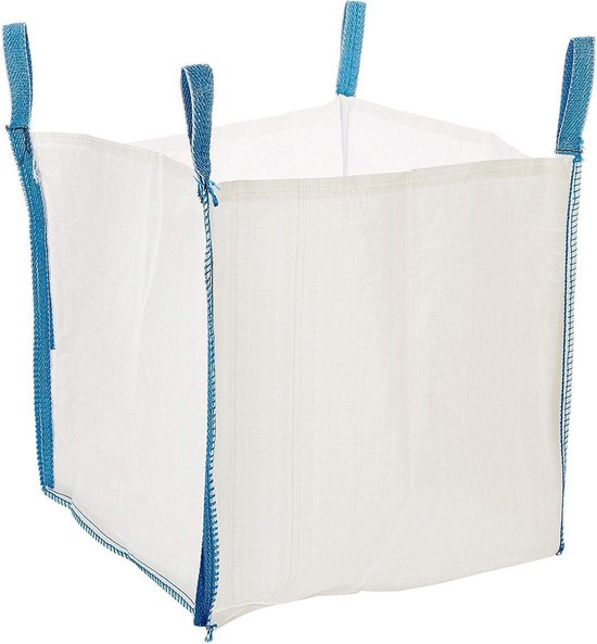 Wovar Big Bags 1 m3 90x90x110 cm met Hijslus voor 1500 KG | Per Stuk | Big bag puinzakken van Wovar