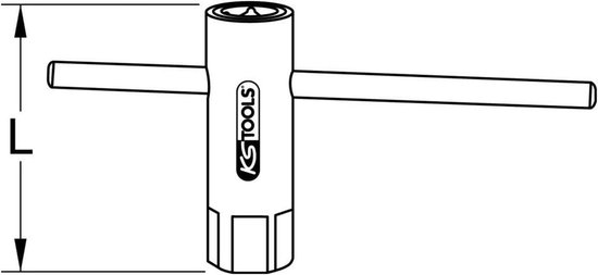 Wringstang Verlengkabel - Verstelbare Grip - Vastzetten Bouten - Mechanische Bediening - 200mm - Transparant