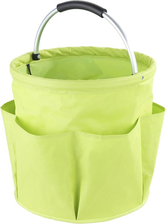 XL Reinigingscaddy - 34L Hoofdvak met 6 Vakken - Waterafstotend en Opvouwbaar, Voor Tuin en Huis van Sunware