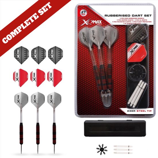 XQMax - 1 set complete dartpijlen plus 24 pcs Darts Accessoires - dartset - dartpijlen - darts pijlen - darts flights van XQMax