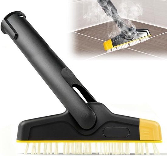 XXL Voegenborstel voor Stoomreinigers - Flexibele Reinigingsborstel met Verwisselbare Borstelstrip van Merkloos	