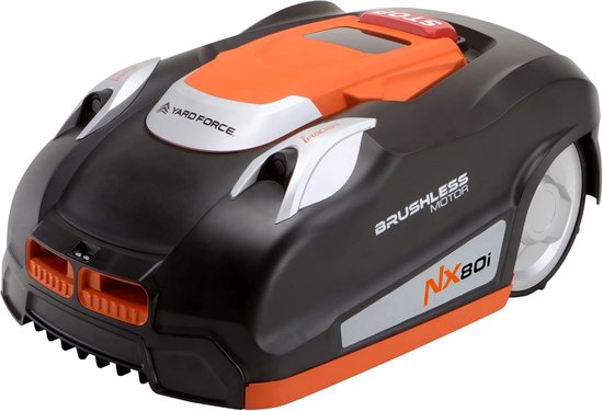 Yard Force NX 80i Robotgrasmaaier - tot 800m² - Regensensor - iRadar ultrasone sensor - Wifi - Randsnijfunctie van Merkloos	