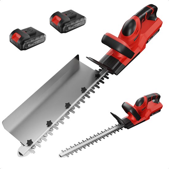 YARDIO Tools - HTWP-48mm - Heggenschaar - Heggenschaar Accu Electrisch - Incl. 2x 2.0 Accu en Bladgeleider van Yard