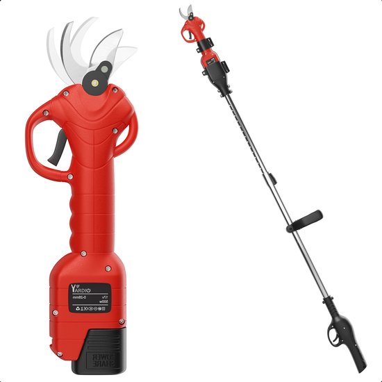 YARDIO Tools® - TPT17v-1.5m Elektrische Snoeischaar - Telescopische Snoeischaar - Snoeischaar Accu - TPT17v-1.5m - Incl. Accu 1.5a van Merkloos	