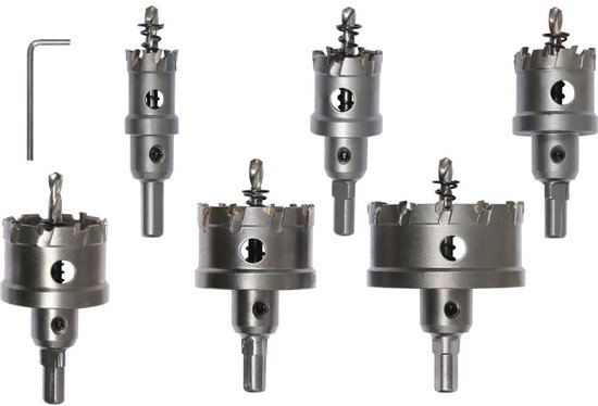 Yato - Set TCT Gatzaag - Metaal - 6 stuks - Carbide Tanden van Merkloos	