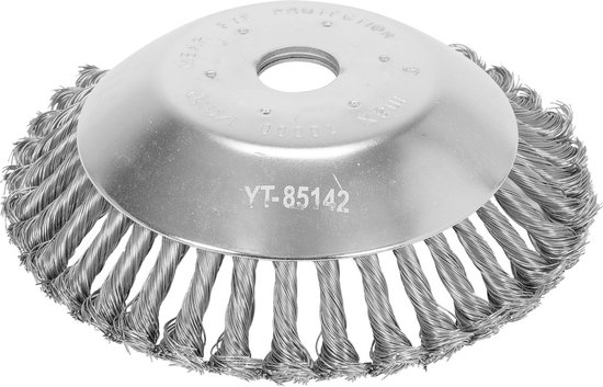YATO Universele Stalen onkruidborstel Ø20 cm - Asdiameter 25,4 mm van Merkloos	