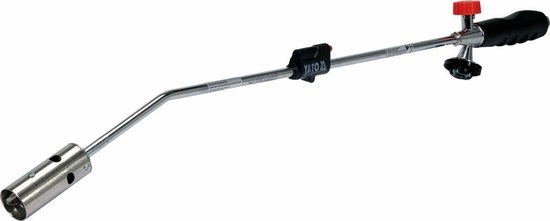 Yato YT-36742 - Onkruidbrander - Piezo-elektrische ontsteking - 800 mm - Stalen sproeier van Merkloos	