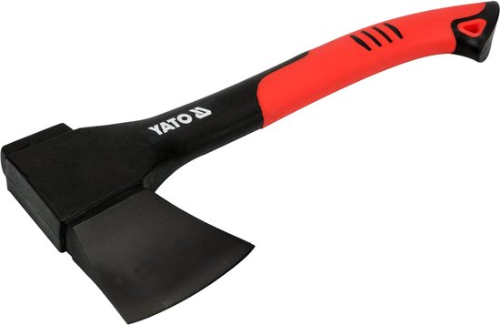 YATO YT-80071 Professionele Handbijl - 700g - Gesmeed & Gehard Staal (47-55 HRC) - DIN 7287 - Onverwoestbare Nylon Steel 360 mm - Voor Timmerwerk, Tuin & Outdoor