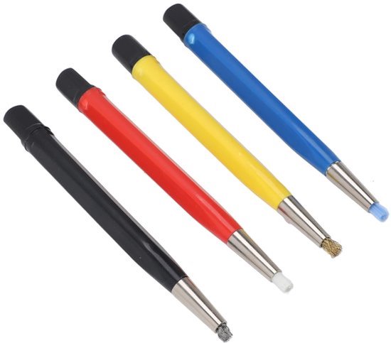 Yctze 4-delige Krabborstel Pen Set voor Juwelen en - Dailygoody
