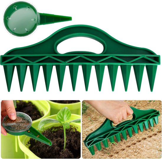 Ynkkvre - Innovatieve zaadverspreider met individuele doseerregeling. Geschikt voor diverse zaadgroottes en perfect voor moestuinen en bloembedden.