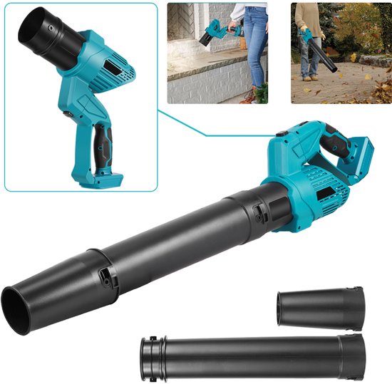 Yofidra Accu-Bladblazer zonder Accu - 216 km/h Borstelloze Bladblazer - 2-in-1 Elektrische Stofblazer Luchtblazer - voor Het Blazen van Bladeren Autobladeren, Sneeuw, Stof van Merkloos	