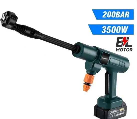 YOFRIDA® - Draadloze Hogedrukreiniger (Inclusief Batterij) - Hogedrukreiniger Accu - Hogedrukreinigers - Hogedrukspuit - Accu Hogedrukreiniger - Draagbare Hogedrukreiniger van YOFRIDA®