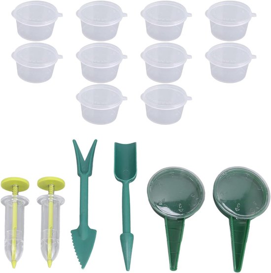 Zaad Dispenser Set - Planten Gereedschap - Tuin Zaden Verspreiden - Handig Ontwerp - 16 Stuks - Gekleurd