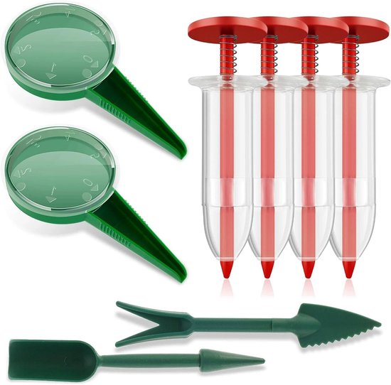 Zaadverspreider Gereedschap - Zaai Set - Planten Zaaien - Achtdelige Set - 15 cm - Niet gespecificeerd