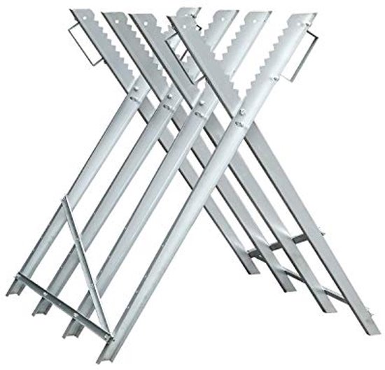 Zaagbok voor kettingzagen - opvouwbaar, verzinkt, 150 kg belastbaarheid van Kinzo