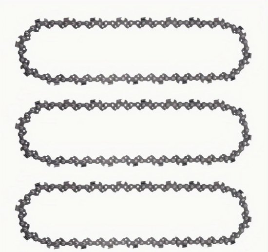 Zaagketting 3 Stuks 25 cm / 10 Inch 3/8 1,3mm 40 Schakels Merk BPC Chain van Merkloos	