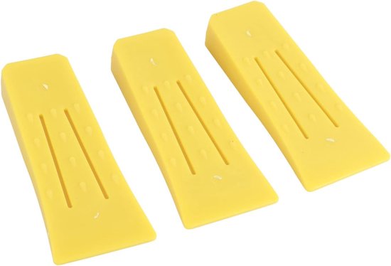 Zaagwiggen - Boomkap Wiggen - Bosbouw Werk - Robuust Kunststof - 12.7 cm - Kaki
