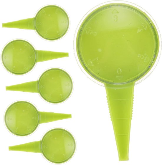 Zaaier Strooier Set - Tuingereedschap Planter - Planten Zaaien - Herbruikbaar Plastic - 6 stuks - Diverse Kleuren