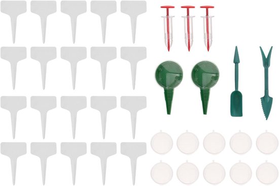 Zaaigereedschap Set - Zaadstrooier Plantstok - Bloemen Fruit Groenten - Gerichte Kleine Zaden - 10 x 3 x 3 cm