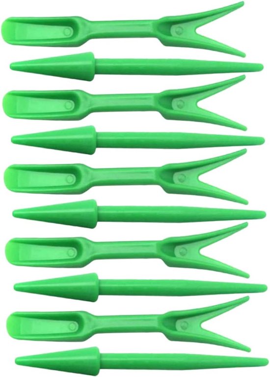 Zaailing Gereedschap - Planten Set - Binnen Tuinieren - Lichtgewicht en Draagbaar - 10 Stuks - Groen
