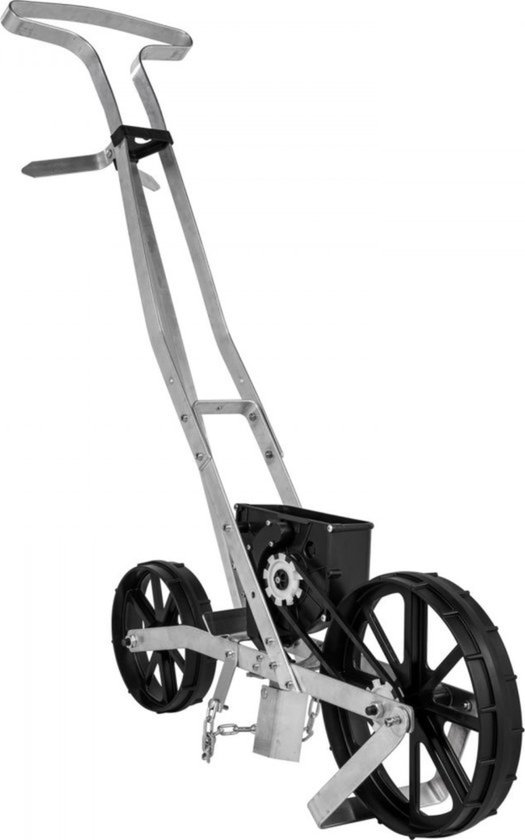 Zaaimachine - 78-84cm - Gewas Planter - Zes Verwisselbare Zaadplaten - Rijmarkering - Met wielen van Vounot