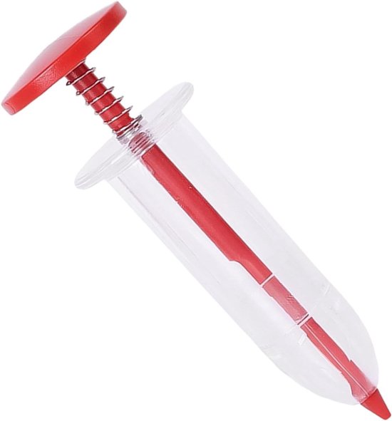 Zaaimachine Plantenbak - Zaad Dispenser - Efficiënt Zaaien - Verstelbaar Zaad - 6-delige Set - Rood