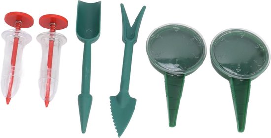 Zaaimachine Strooier Set - Zaad Dispenser - Thuis Tuinieren - Menselijke Handgreep - 16 x 11 x 4 cm - Groen