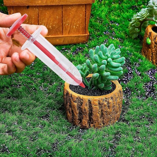 Zaaimachine Tuin - Planten Dispenser - Efficiënt Zaaien - Verstelbare Afstand - 1 Stuk - Rood
