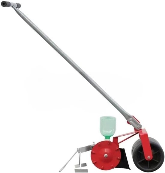 Zaaimachine Tuin - Zaaihulp - Planten Zaaien - Hand Duw Trek - 1500 Gram - Groen