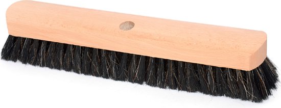 ZAALBEZEM HOUT 40CM ZWART HAAR van KARWEI