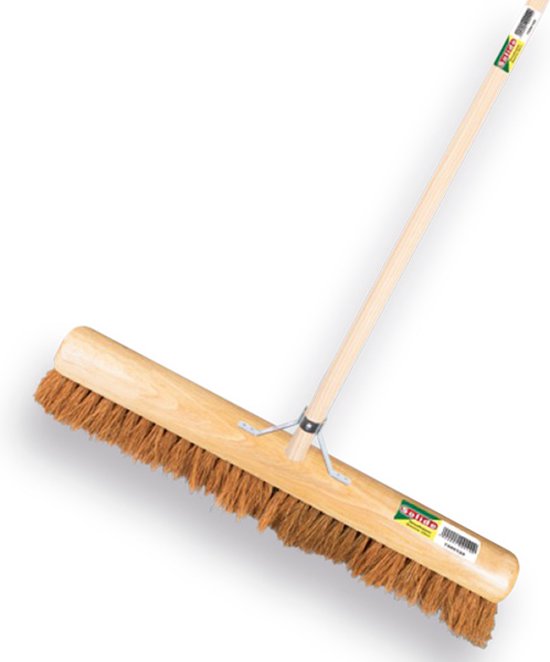 Zaalveger Kokos 50 cm met steel SOLIDE van SOLIDE