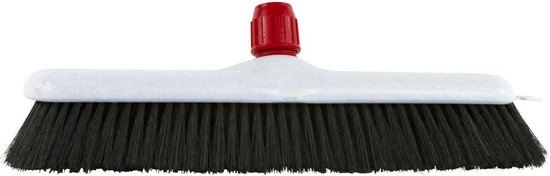 Zaalveger kunststof 40 cm haarmix van Vero.
