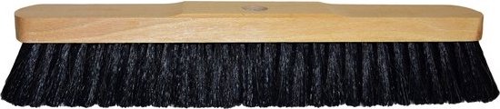 Zaalveger - Zachte Bezem - 60 cm - Paardenhaar mix - Verniste Zadelrug - 3603 van Merkloos	